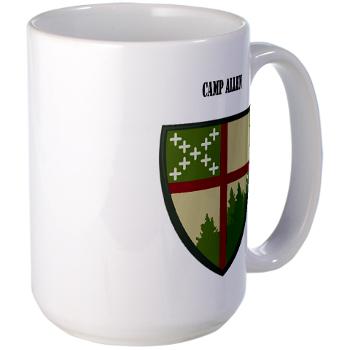 CampAllen - M01 - 03 - Camp Allen with Text - Large Mug - Click Image to Close