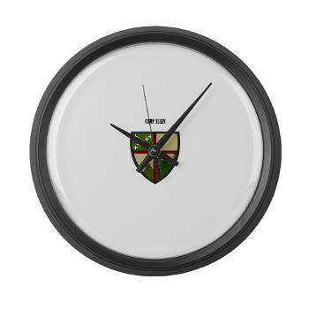 CampAllen - M01 - 03 - Camp Allen with Text - Large Wall Clock - Click Image to Close