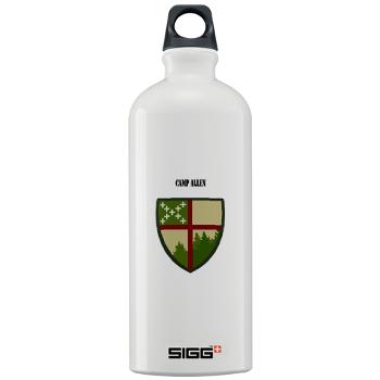 CampAllen - M01 - 03 - Camp Allen with Text - Sigg Water Bottle 1.0L