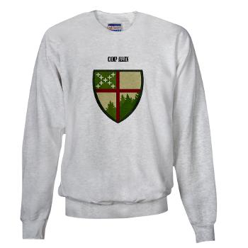 CampAllen - A01 - 03 - Camp Allen with Text - Sweatshirt - Click Image to Close