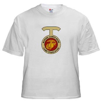 CP - A01 - 04 - Camp Pendleton - White t-Shirt - Click Image to Close