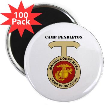 CP - M01 - 01 - Camp Pendleton with Text - 2.25" Magnet (100 pack) - Click Image to Close