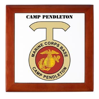 CP - M01 - 03 - Camp Pendleton with Text - Keepsake Box - Click Image to Close