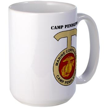CP - M01 - 03 - Camp Pendleton with Text - Large Mug
