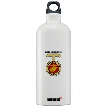 CP - M01 - 03 - Camp Pendleton with Text - Sigg Water Bottle 1.0L