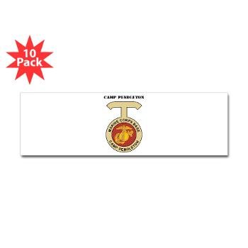 CP - M01 - 01 - Camp Pendleton with Text - Sticker (Bumper 10 pk) - Click Image to Close