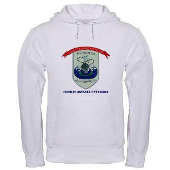CAB - A01 - 03 - Combat Assault Battalion with Text - Hooded Sweatshirt - Click Image to Close