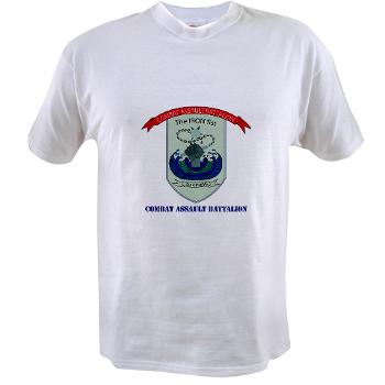 CAB - A01 - 04 - Combat Assault Battalion with Text - Value T-shirt - Click Image to Close