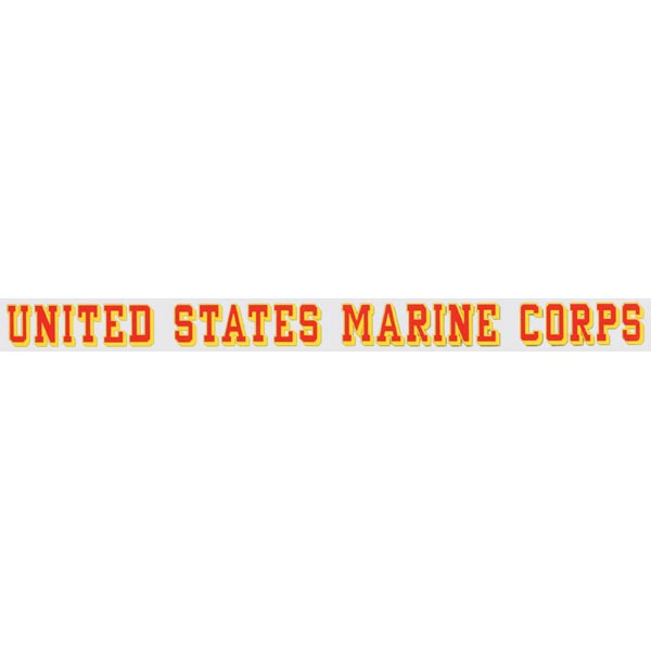 Marine Decal: United States Marine Corps 17 inch Window Strip  Quantity 10