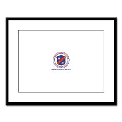 FMTB - M01 - 02 - Field Medical Training Battalion (FMTB) with Text - Large Framed Print