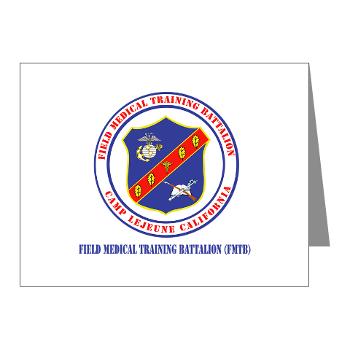 FMTB - M01 - 02 - Field Medical Training Battalion (FMTB) with Text - Note Cards (Pk of 20)