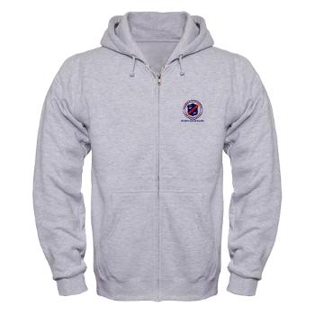 FMTB - A01 - 03 - Field Medical Training Battalion (FMTB) with Text - Zip Hoodie - Click Image to Close