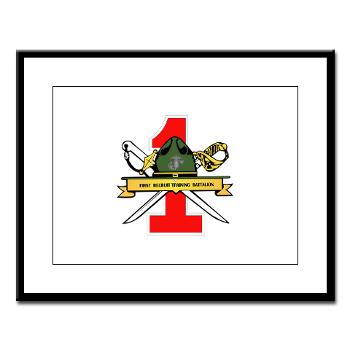 FRTB - M01 - 02 - First Recruit Training Battalion - Large Framed Print