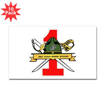 FRTB - M01 - 01 - First Recruit Training Battalion - Sticker (Rectangle 10 pk)