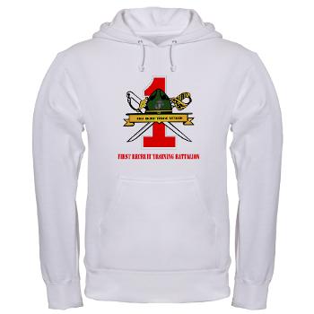 FRTB - A01 - 03 - First Recruit Training Battalion with Text - Hooded Sweatshirt