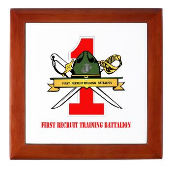 FRTB - M01 - 03 - First Recruit Training Battalion with Text - Keepsake Box