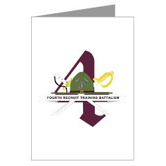 FRTB - M01 - 02 - Fourth Recruit Training Battalion - Greeting Cards (Pk of 10)