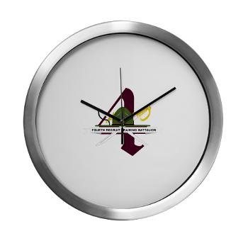 FRTB - M01 - 03 - Fourth Recruit Training Battalion - Modern Wall Clock - Click Image to Close
