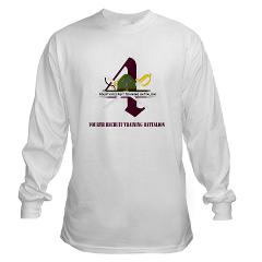 FRTB - A01 - 03 - Fourth Recruit Training Battalion with Text - Long Sleeve T-Shirt