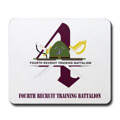 FRTB - M01 - 03 - Fourth Recruit Training Battalion with Text - Mousepad