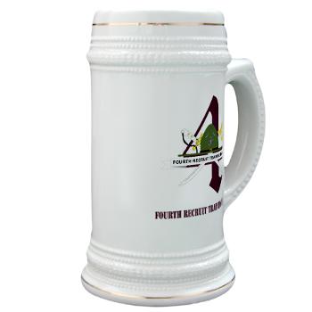 FRTB - M01 - 03 - Fourth Recruit Training Battalion with Text - Stein