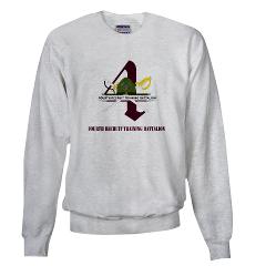 FRTB - A01 - 03 - Fourth Recruit Training Battalion with Text - Sweatshirt - Click Image to Close