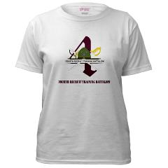 FRTB - A01 - 04 - Fourth Recruit Training Battalion with Text - Women's T-Shirt - Click Image to Close