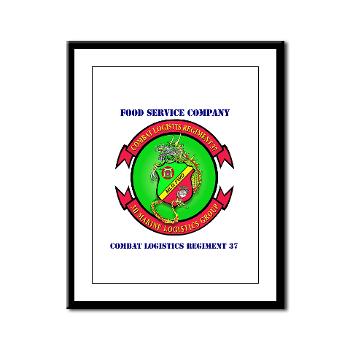 FSC - A01 - 01 - Food Service Company with Text - Framed Panel Print