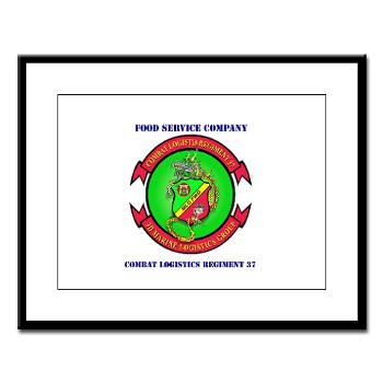 FSC - A01 - 01 - Food Service Company with Text - Large Framed Print