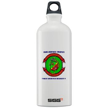 FSC - A01 - 01 - Food Service Company with Text - Sigg Water Bottle 1.0L