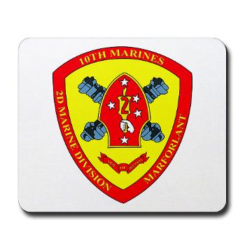 HB10M - M01 - 03 - Headquarters Battery 10th Marines - Mousepad