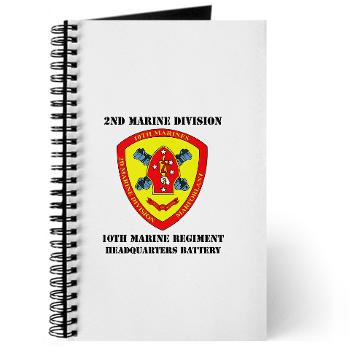 HB10M - M01 - 02 - Headquarters Battery 10th Marines with Text - Journal