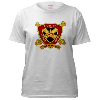 HB12M - A01 - 04 - Headquarters Battery 12th Marines Women's T-Shirt - Click Image to Close