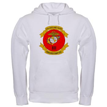 HB3M - A01 - 03 - Headquarters Bn - 3rd MARDIV with Text - Hooded Sweatshirt