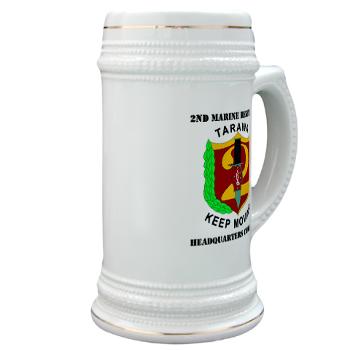 HC2M - M01 - 03 - Headquarters Company 2nd Marines with Text Stein