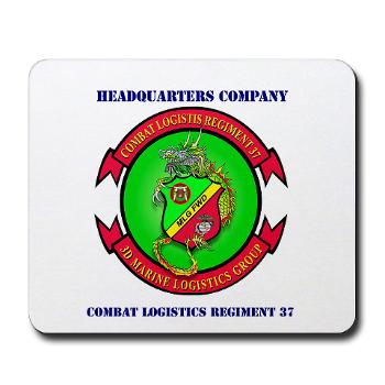 HC37 - M01 - 03 - Headquarters Company with text - Mousepad - Click Image to Close