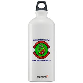HC37 - M01 - 03 - Headquarters Company with text - Sigg Water Bottle 1.0L