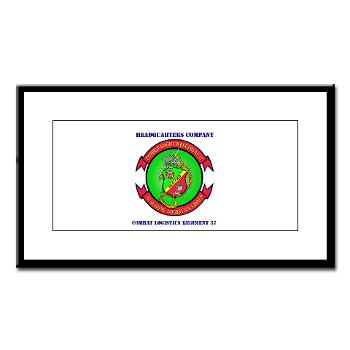 HC37 - M01 - 02 - Headquarters Company with text - Small Framed Print