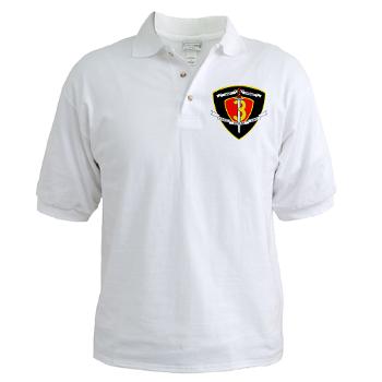 HC3M - A01 - 04 - Headquarters Company 3rd Marines Golf Shirt
