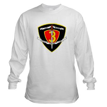 HC3M - A01 - 03 - Headquarters Company 3rd Marines Long Sleeve T-Shirt - Click Image to Close