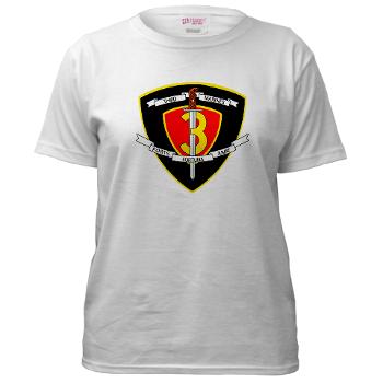 HC3M - A01 - 04 - Headquarters Company 3rd Marines Women's T-Shirt - Click Image to Close