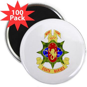 HC8M - M01 - 01 - Headquarters Company 8th Marines - 2.25" Magnet (100 pack) - Click Image to Close