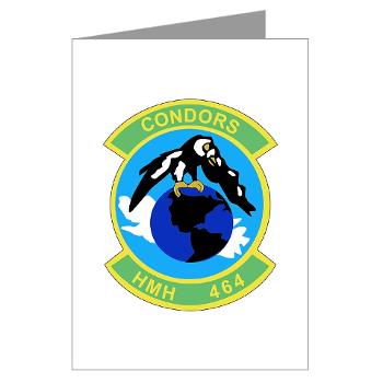 HHS464 - M01 - 02 - SSI - Heavy Helicopter Squadron 464 Greeting Cards (Pk of 10)