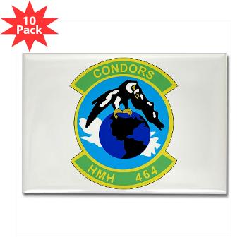 HHS464 - M01 - 01 - SSI - Heavy Helicopter Squadron 464 Rectangle Magnet (10 pack) - Click Image to Close