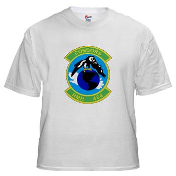 HHS464 - A01 - 04 - SSI - Heavy Helicopter Squadron 464 White T-Shirt