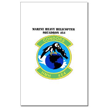 HHS464 - M01 - 02 - SSI - Heavy Helicopter Squadron 464 with Text Mini Poster Print