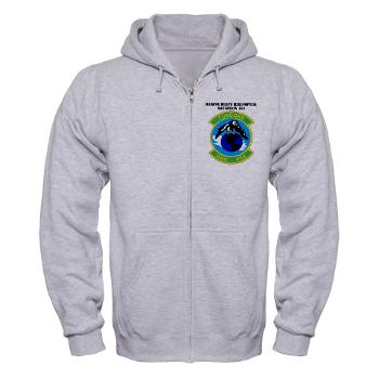 HHS464 - A01 - 03 - SSI - Heavy Helicopter Squadron 464 with Text Zip Hoodie