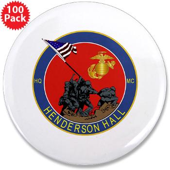 HH - M01 - 01 - Henderson Hall - 3.5" Button (100 pack) - Click Image to Close