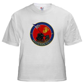 HH - A01 - 04 - Henderson Hall - White t-Shirt - Click Image to Close