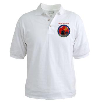 HH - A01 - 04 - Henderson Hall with Text - Golf Shirt